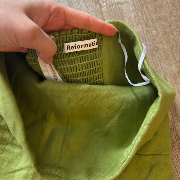 Reformation Olive Green Dress - Picture 3 of 5